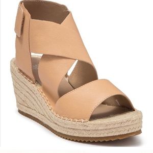 Eileen Fisher Willow Wedge Espadrille Sandal Size 10